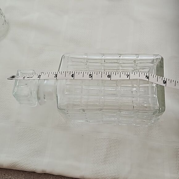 Wiskey Decanter Set With 6 Glasses Clear - Picture 8 of 16